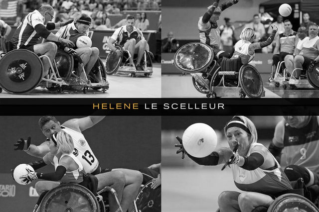 The Warriors of Wheelchair Rugby:  Helene Le Scelleur