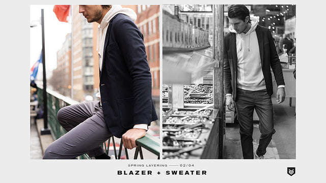 Spring Layering Series Part 2: Blazer and Sweater Casual