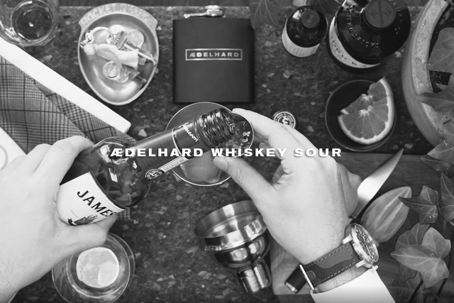 How the Modern Gentleman Entertains: Ædelhard Whiskey Sour