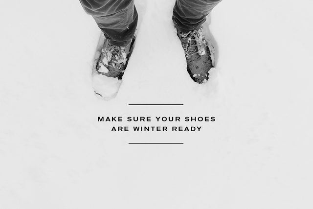 How to Protect your Shoes from the Effects of Winter