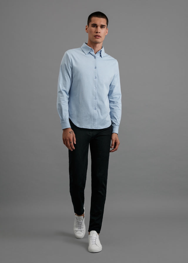 Stretch Knit Oxford Shirt