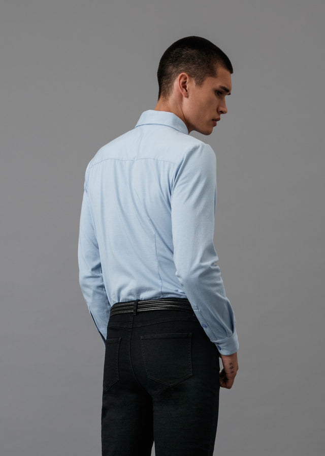 Stretch Knit Oxford Shirt