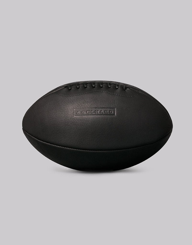 Aedelhard Hand-crafted Black Onyx Leather Rugby Ball